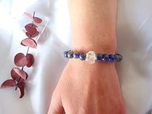 Charger l&#39;image dans la galerie, BRACELET QUARTZ &amp; LAPIS LAZULI - Communication / Amitié
