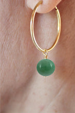 Charger l&#39;image dans la galerie, Boucles d&#39;oreilles Chloé AVENTURINE - Calme / Tranquillité
