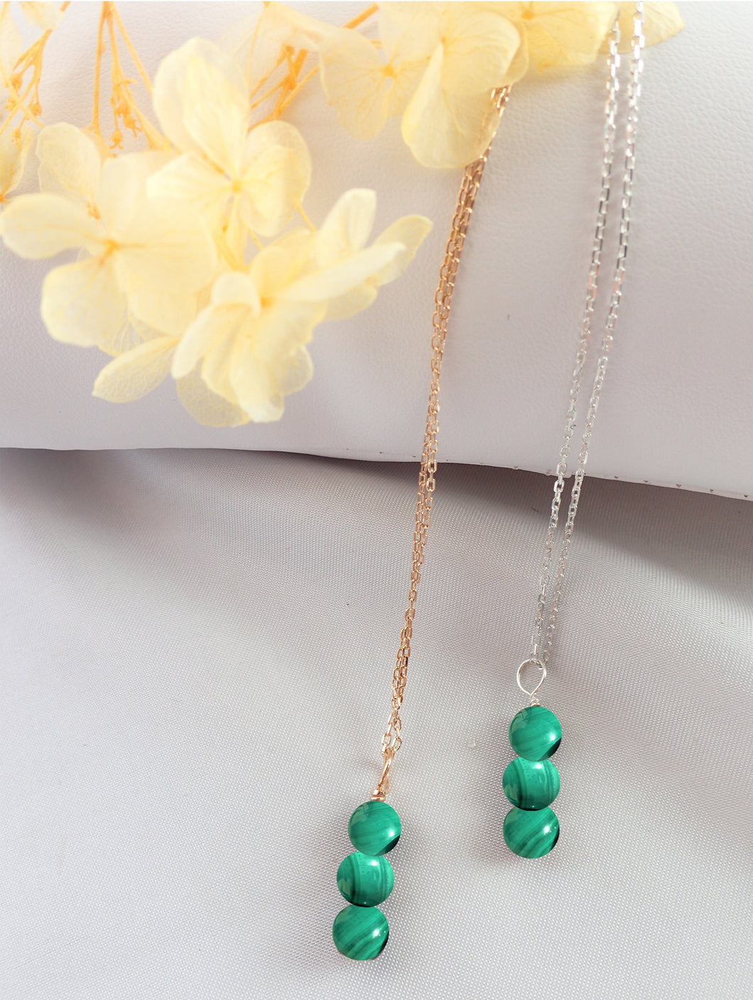 Collier Léa - Malachite